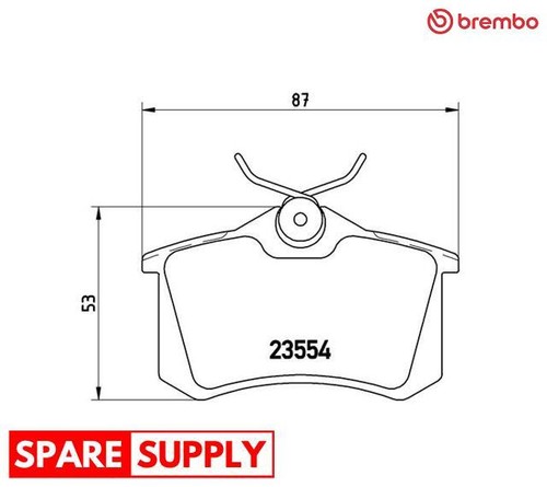 Brake pad set disc - pad,