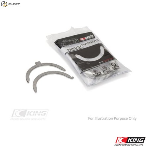 Thrust washer set - set, crankshaft