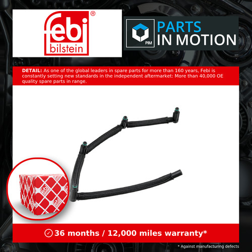 Fuel leak off return pipe - fuel,