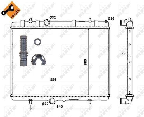 Nrf radiator for - radiator,