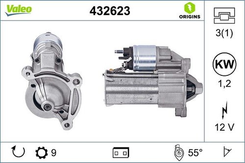 Starter valeo 432623 - valeo,