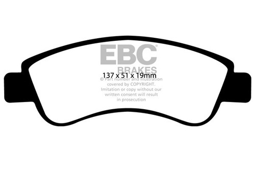 Ebc ultimax front - brake, pads