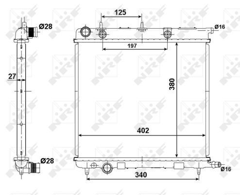 Nrf radiator for - for, 207