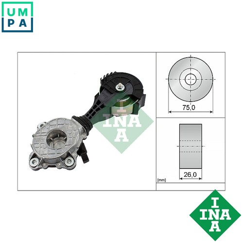 Belt tensioner vribbed - belt,