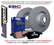 Ebc rear brake - brake, standard