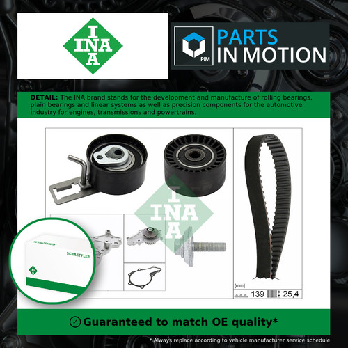 Timing belt water pump kit - belt,